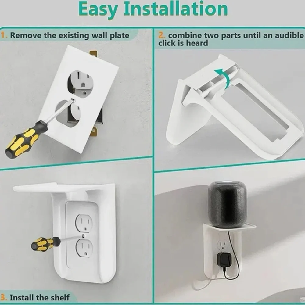Outlet Shelf Wall Holder